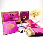 purple nikkah set hamper