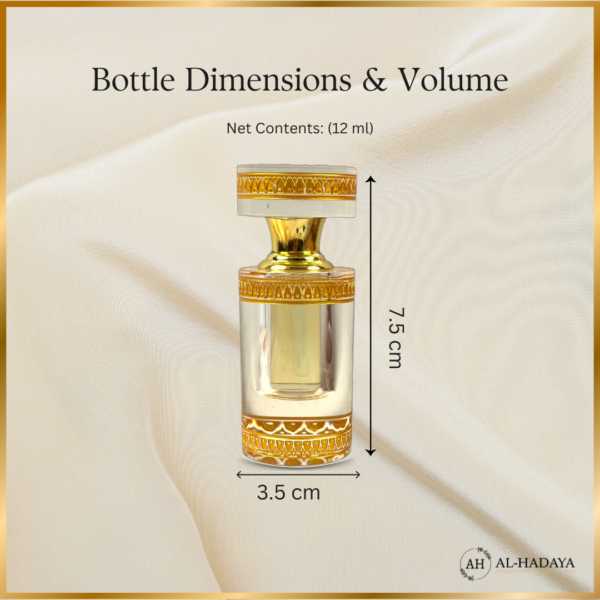 Jannat-ul-Firdaus Attar – Pure, Alcohol-Free Luxury Perfume Oil in Crystal Elegance (12ml) - Image 5