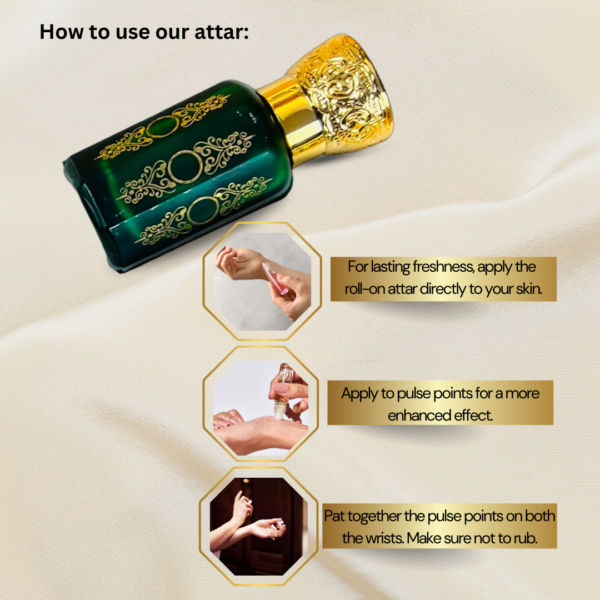 Premium Attar Collection – Jawhar-e-Jannat: 6 Exquisite Fragrances | Alcohol Free | Luxury Perfume Oil Gift Set - Image 3