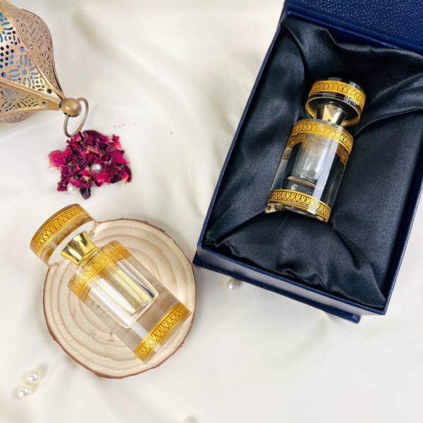 Jannat-ul-Firdaus Attar – Pure, Alcohol-Free Luxury Perfume Oil in Crystal Elegance (12ml) - Image 2